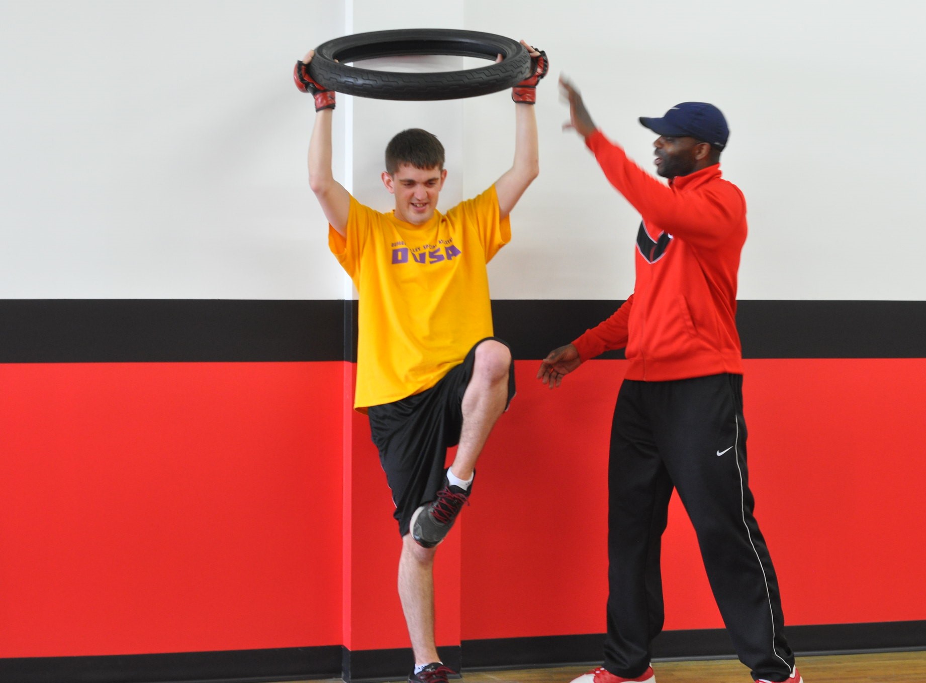 Training day in creative fitness